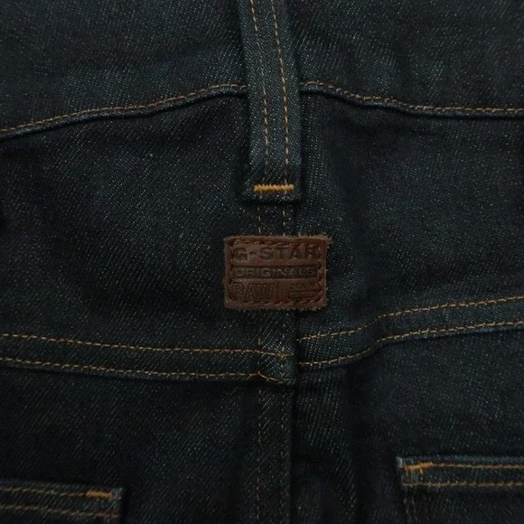 G Star Jeans Mens 30x30 Blue 5620 3D Slim 5 Pocket Dark Wash Denim